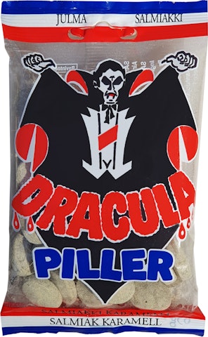 Dracula Piller Salmiakki 65 g