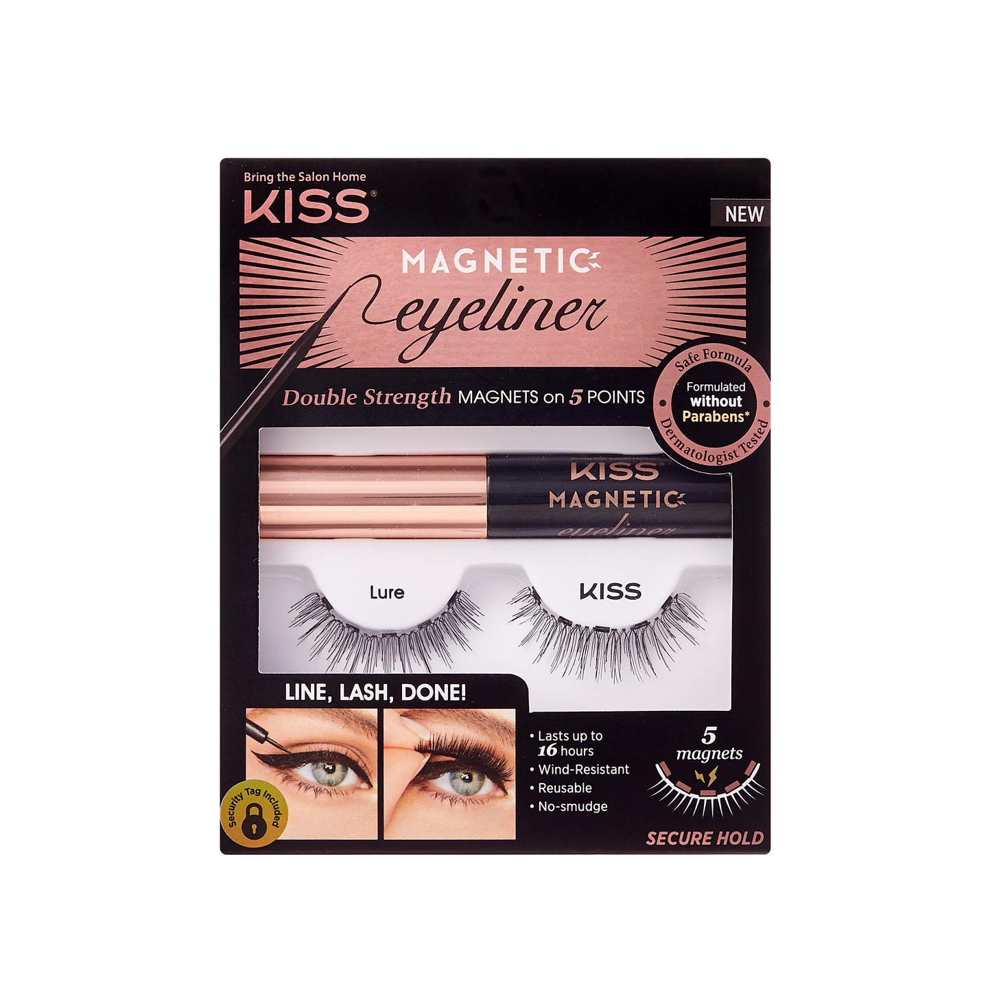 Kiss Magnetic Eyeliner Kit irtoripset