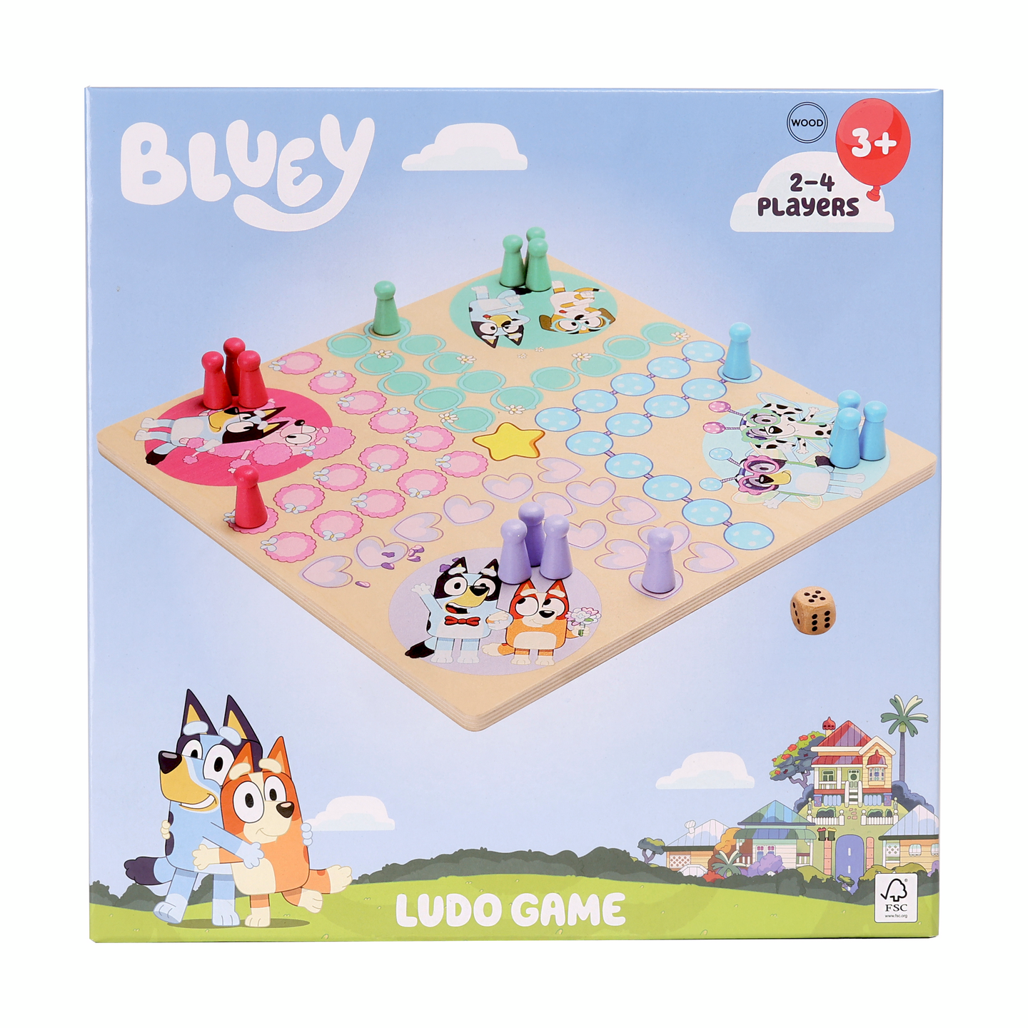 Bluey Lasten FIA peli, puuta