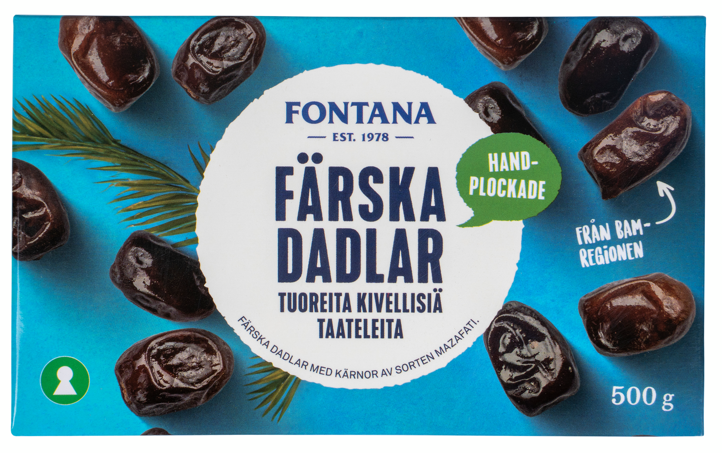 Fontana tuoreita kivellisiä taateleita 500g