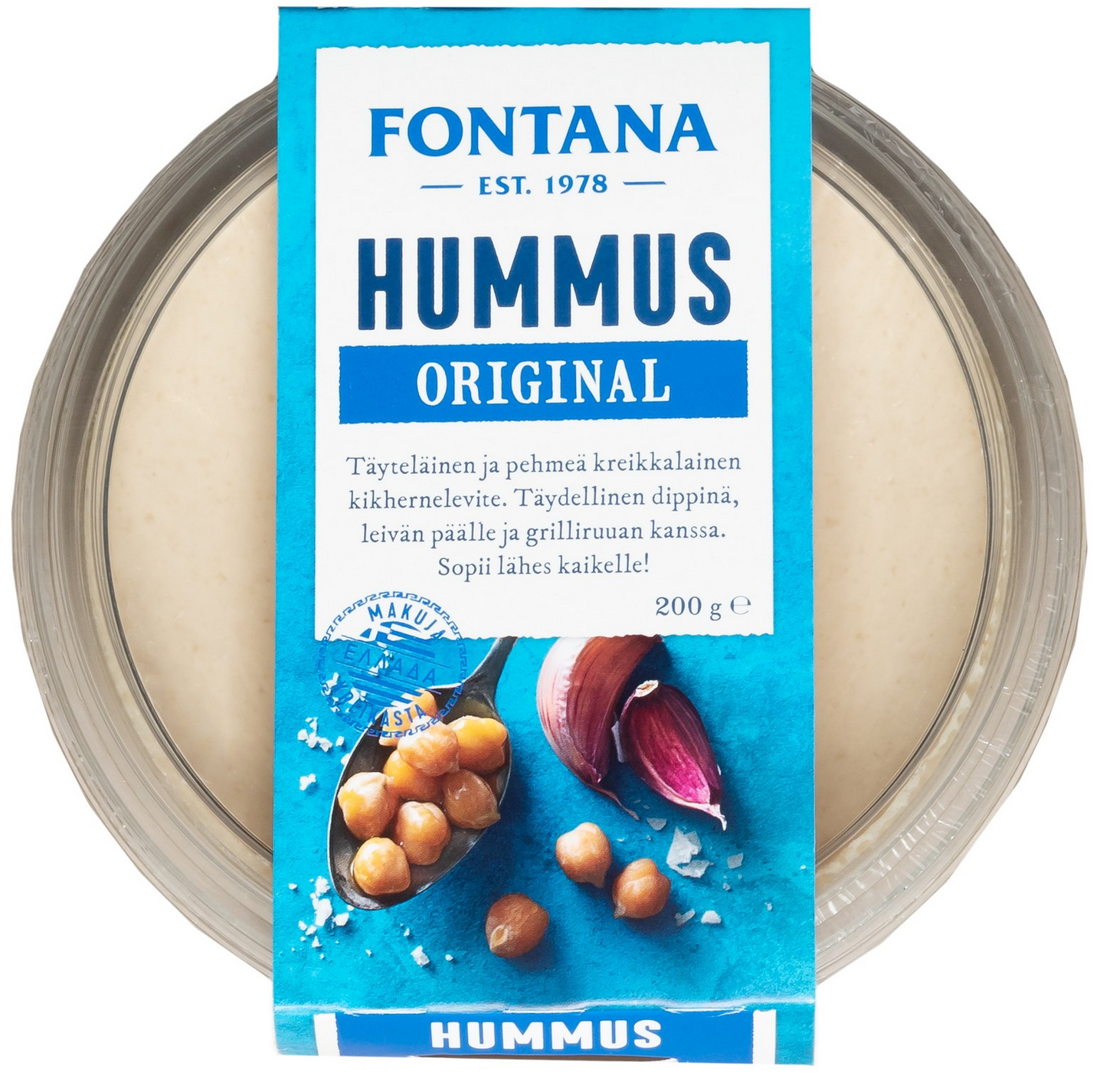 Fontana hummus original 200g | K-Ruoka Verkkokauppa