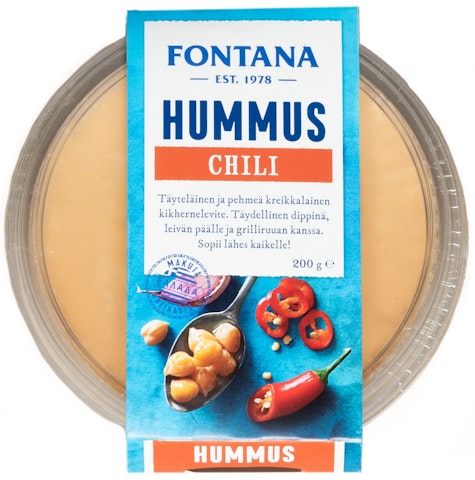 Fontana chili hummus 200g