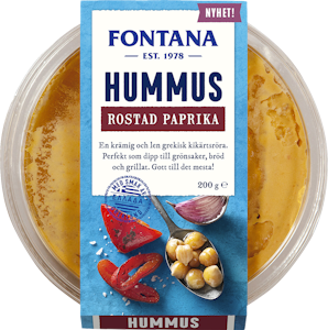 Fontana paahdettu paprika hummus 200g