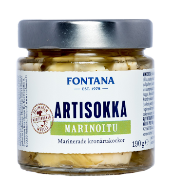 Fontana Artisokka Marinoitu 190g/110g