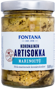 Fontana Artisokka Kokonainen ja Marinoitu 530g/295g