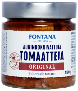 Fontana Aurinkokuivattu tomaatti Original 180g/100g