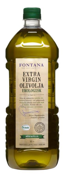 Fontana oliiviöljy 2l Extra Virgin luomu