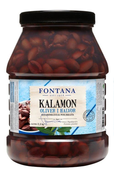 Fontana kalamataoliivi 2,3/1,35kg puolikas