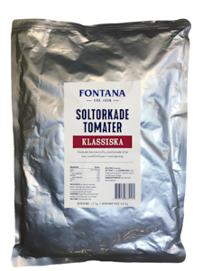 Fontana aurinkokuivattuja tomaatteja 1,7kg/1,4kg pussi