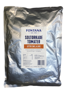 Fontana aurinkokuivattuja tomaatteja suikale 1,7kg/1,4kg pussi