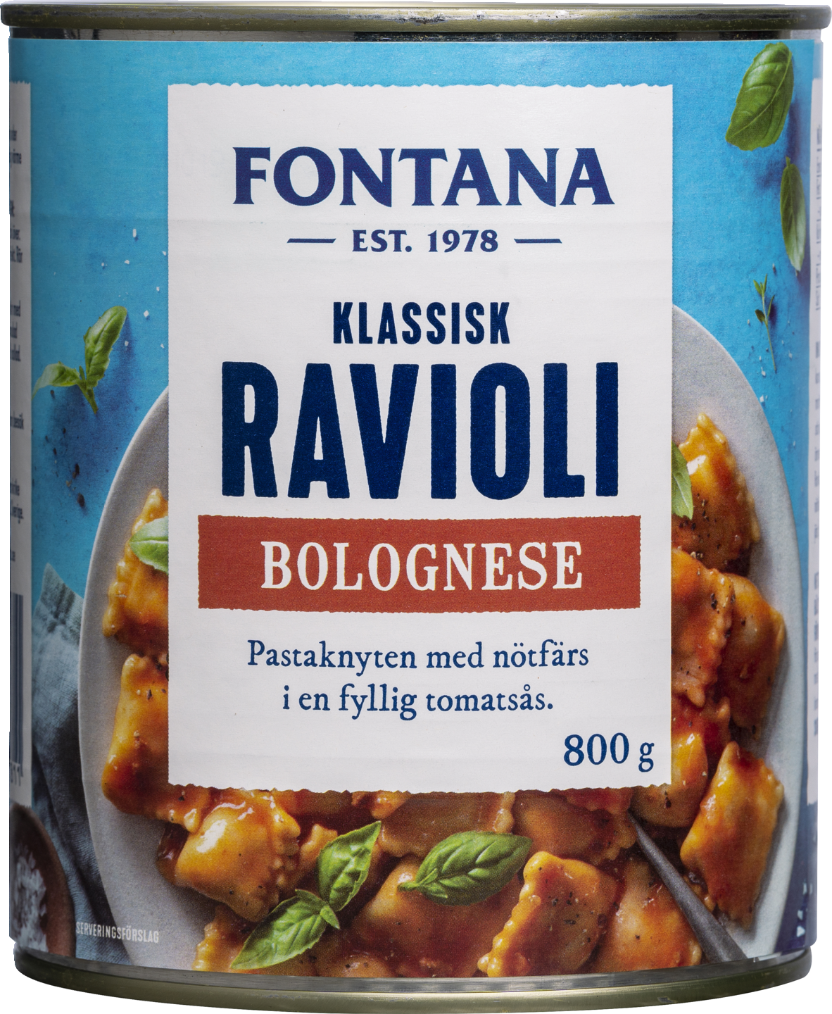 Fontana ravioli bolognaisekastikkeessa 800 g