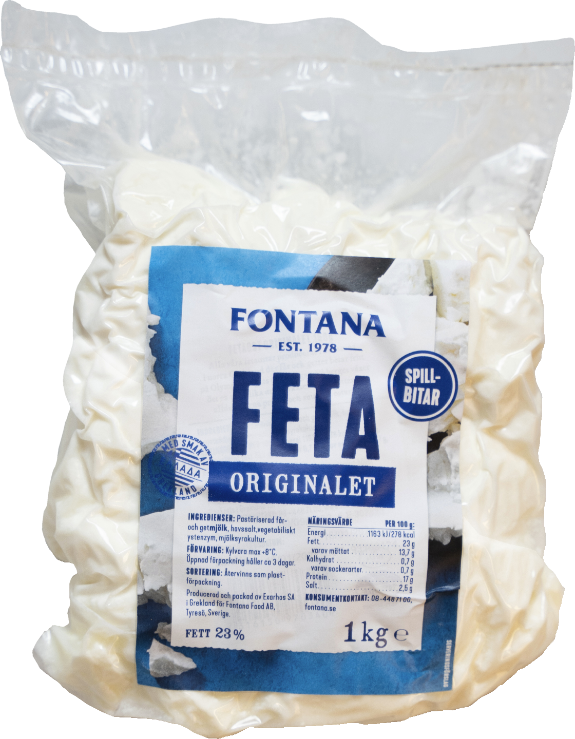 Fontana Feta Original palat PDO 1kg