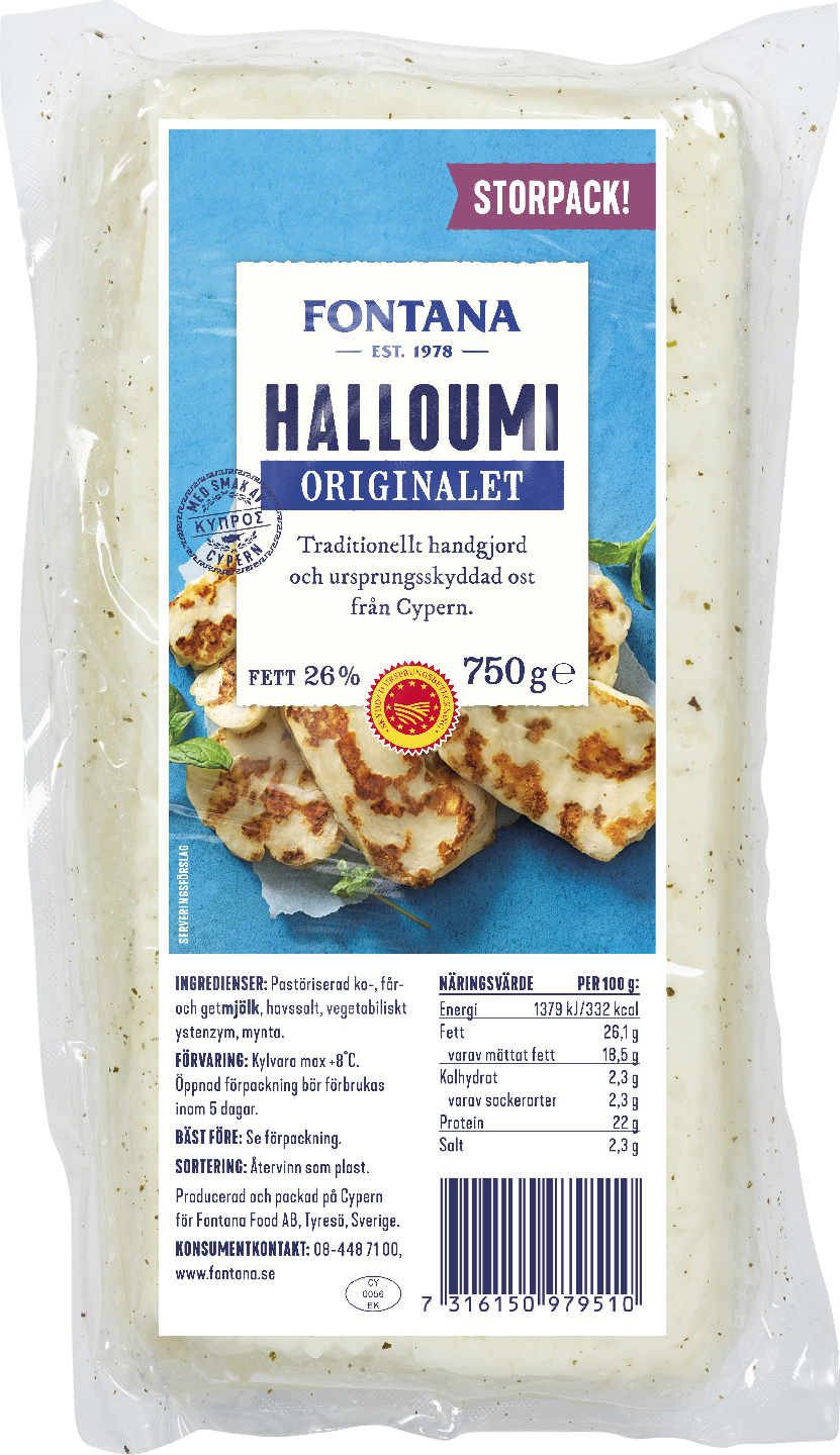 Fontana Halloumi Original 750g PDO