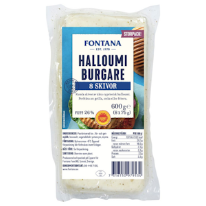 Fontana Halloumiburger viipaloitu PDO 8x75g