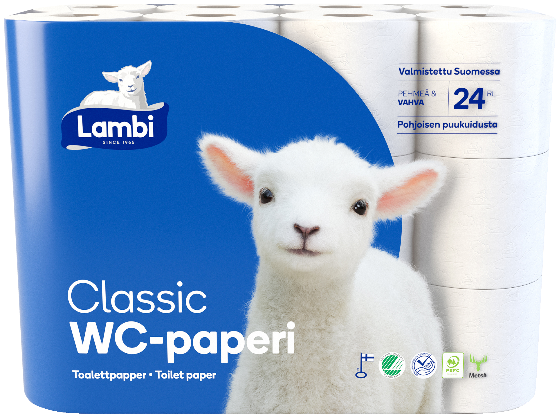 Lambi wc-paperi 24rl perhepakkaus MLAVA