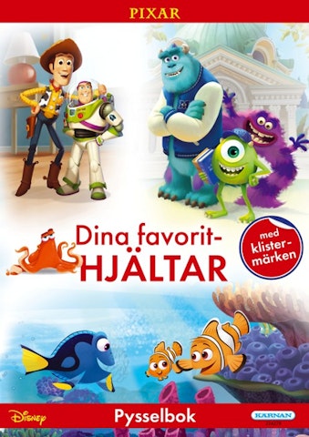 Disney pixar -Pysselbok med dina favorithjältar