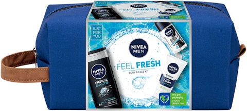 Nivea Men lahjapakkaus Feel Fresh 3kpl