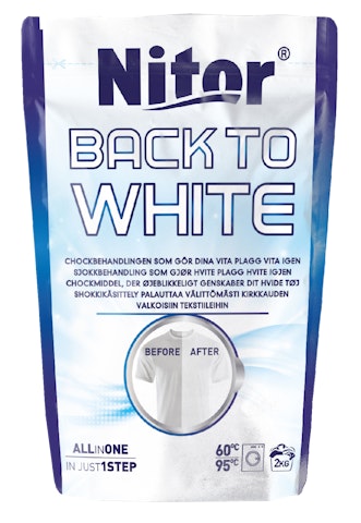 Nitor Back to white värien palauttaja valkoisille vaatteille 400 g