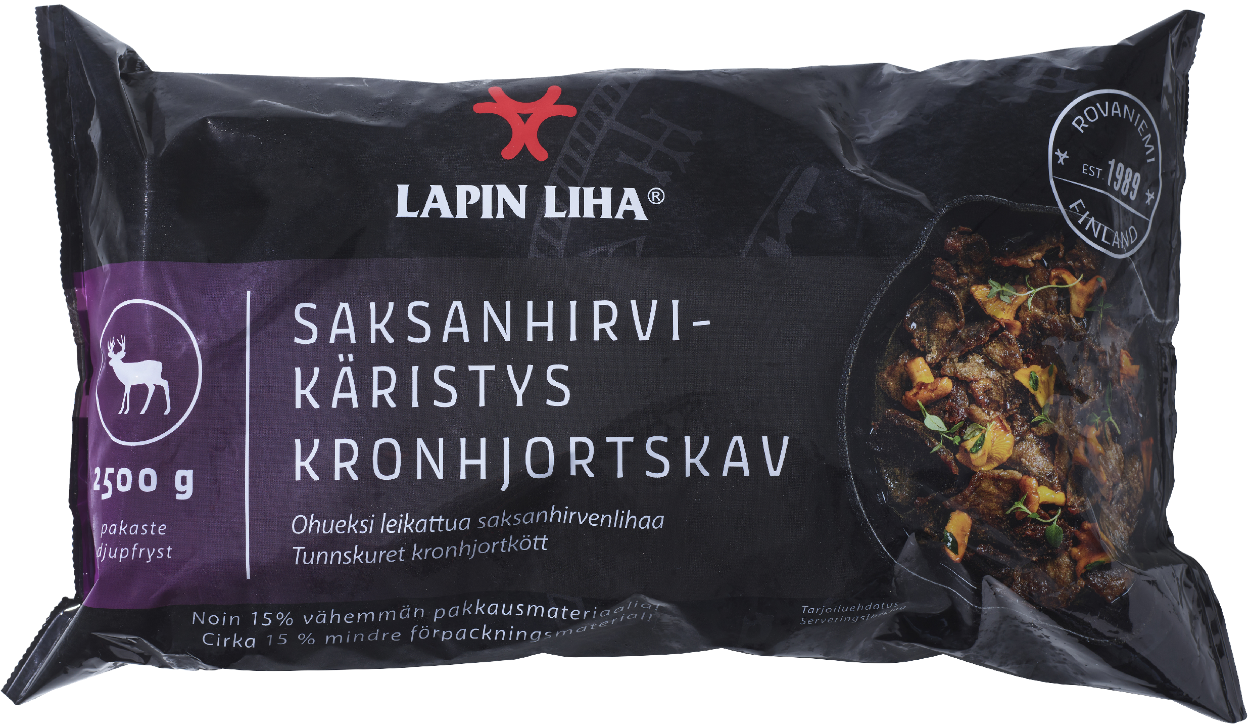 Lapin Liha saksanhirvikäristys 2,5kg pakaste