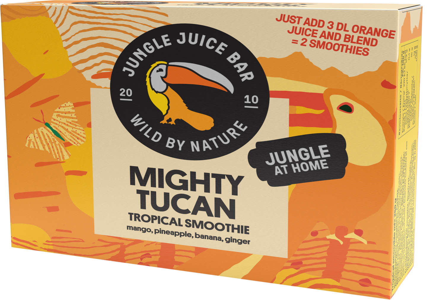 Jungle Juice Bar Mighty Tucan smoothie mix 250 g pakaste