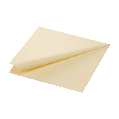 Duni lautasliina 125kpl 40x40cm 3krs 1/4 vanilja