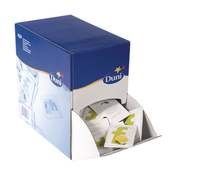 Duni kosteuspyyhe sitruuna 70x50mm annostelijassa 250kpl