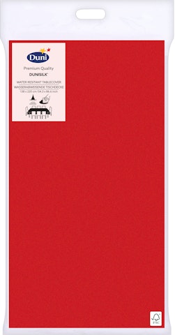 Dunisilk Pöytäliina 138x220cm Punainen