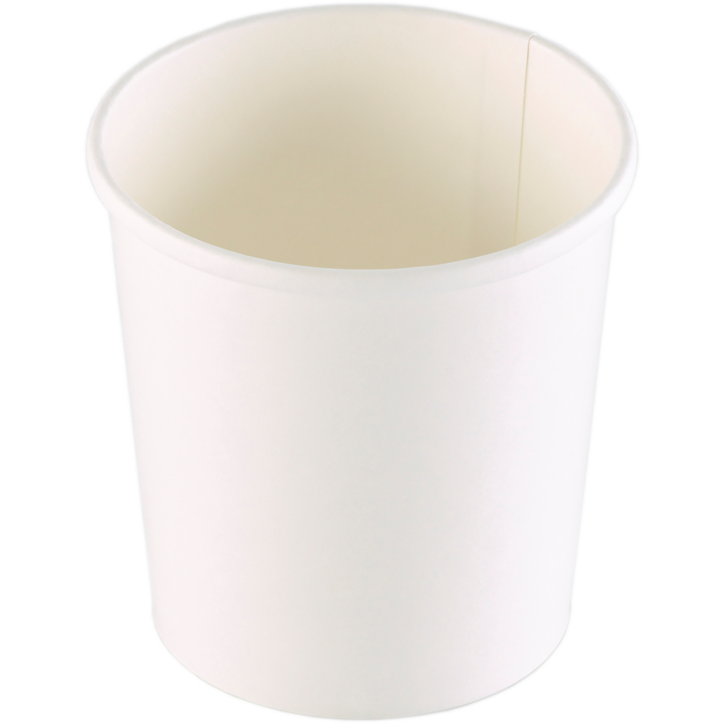 Biopak Soup Cup -kartonkikulho 485ml 97x97x99mm pyöreä, valkoinen kartonki/PP 40kpl