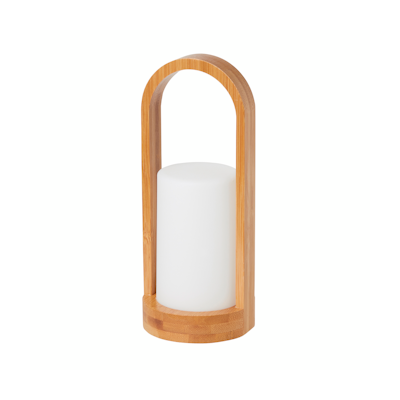 Duni LED-lyhty 240x100mm Easy muovia/bambua