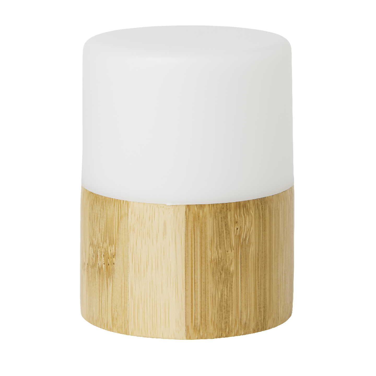 Duni LED-lyhty 105x75mm Bright lasia/bambua