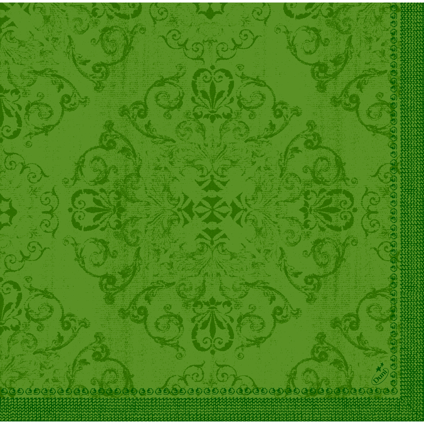 Duni Dunilin Opulent leaf green lautasliina 40x40cm 1/4 45kpl