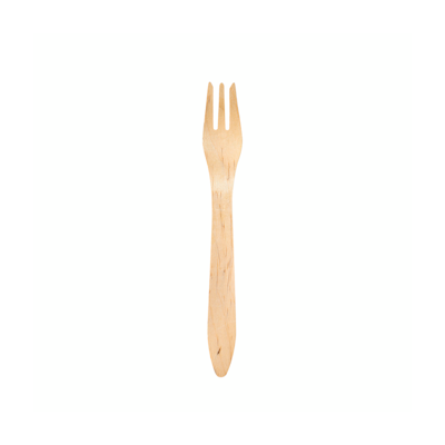 Biopak ecoecho haarukka vahattu puu dinner 190mm 100kpl