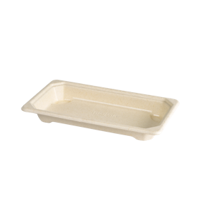 Biopak sushirasia bagassi ruskea kapea lyhyt 165x92x22mm 100kpl