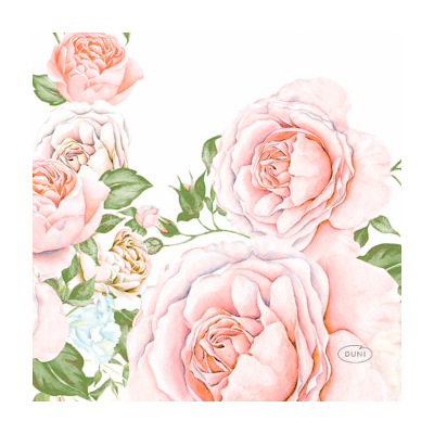 Duni lautasliina 24cm 20kpl Rose Glory