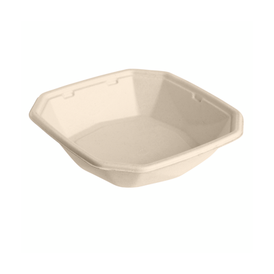 Biopak Octabagasse rasia ruskea bagassia pinnoitettu 183x183x42mm 650ml 50kpl
