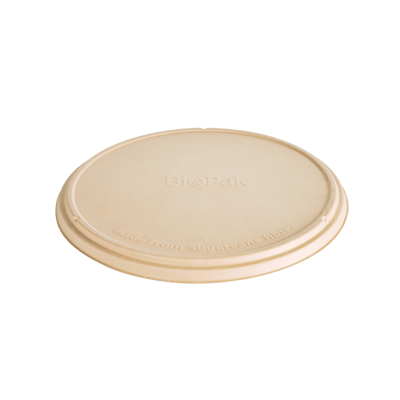 Biopak kansi pizzarasialle ruskea bagassia 363x363x19mm 50kpl