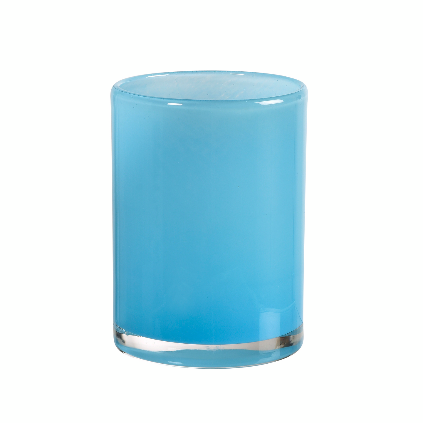 Duni Silky kynttilänpidike sininen 115x85mm 1kpl