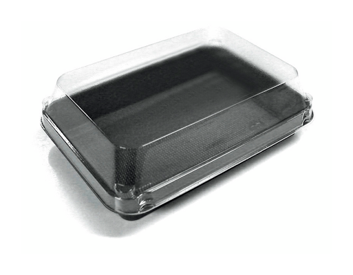 Duni lounasrasia 200kpl 500ml 185x134x54mm, saranakansi, musta/kirkas PS