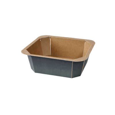 Duni Duniform kartonkirasia 165x178x59mm 1-lokeroinen 1114ml kartonki/PE 330kpl