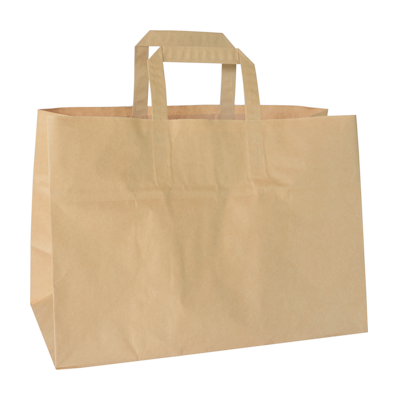 Biopak Take away -kassi kahvallinen 15l 360x170x270mm ruskea 200kpl