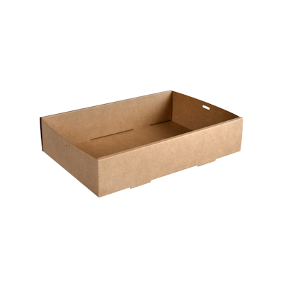 Biopak Glance rasia ruskea kartonki 7200ml 359x252x80mm 100kpl