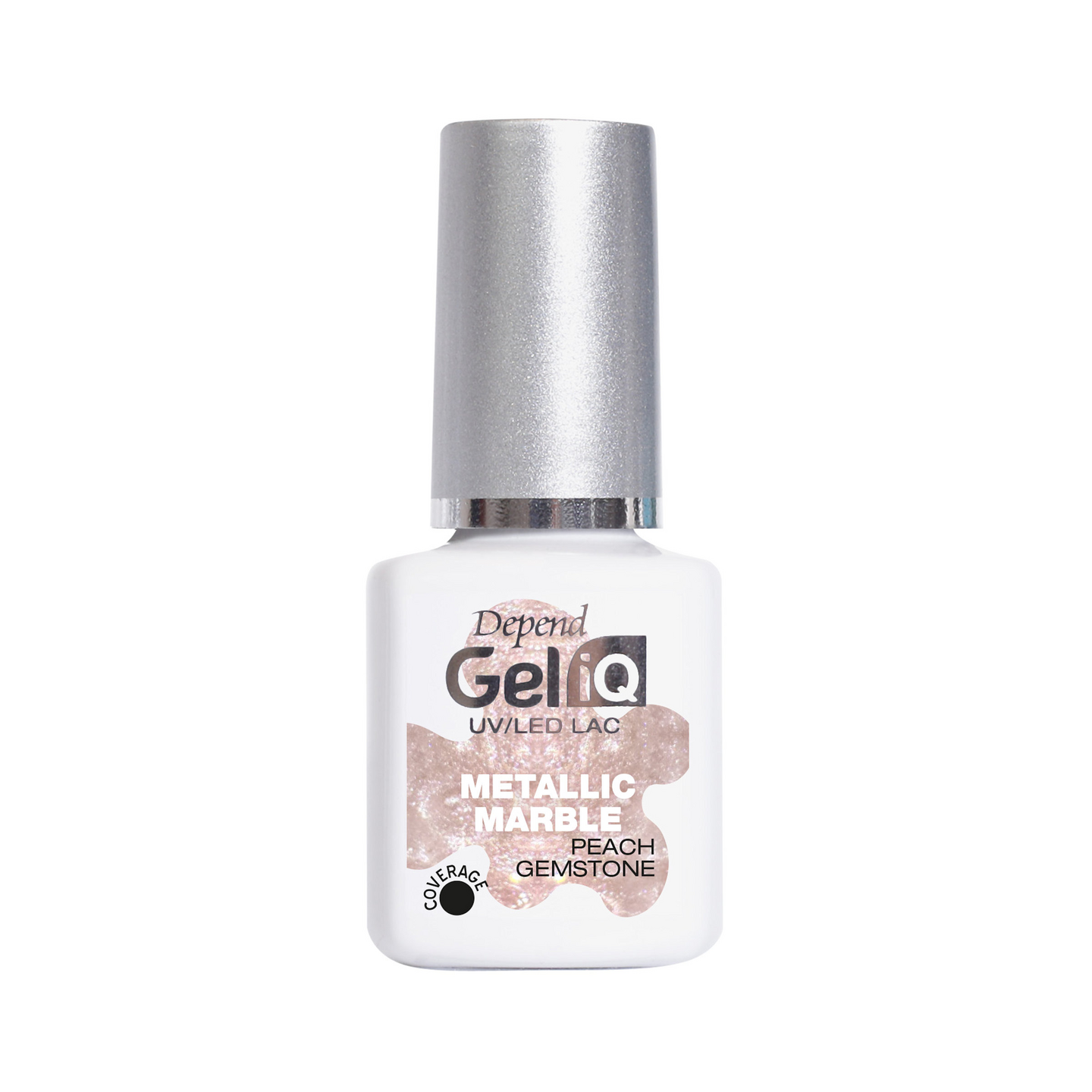 Depend Gel iQ Effect Metallic Marble geelilakka 5ml 10157 Peach Gemstone