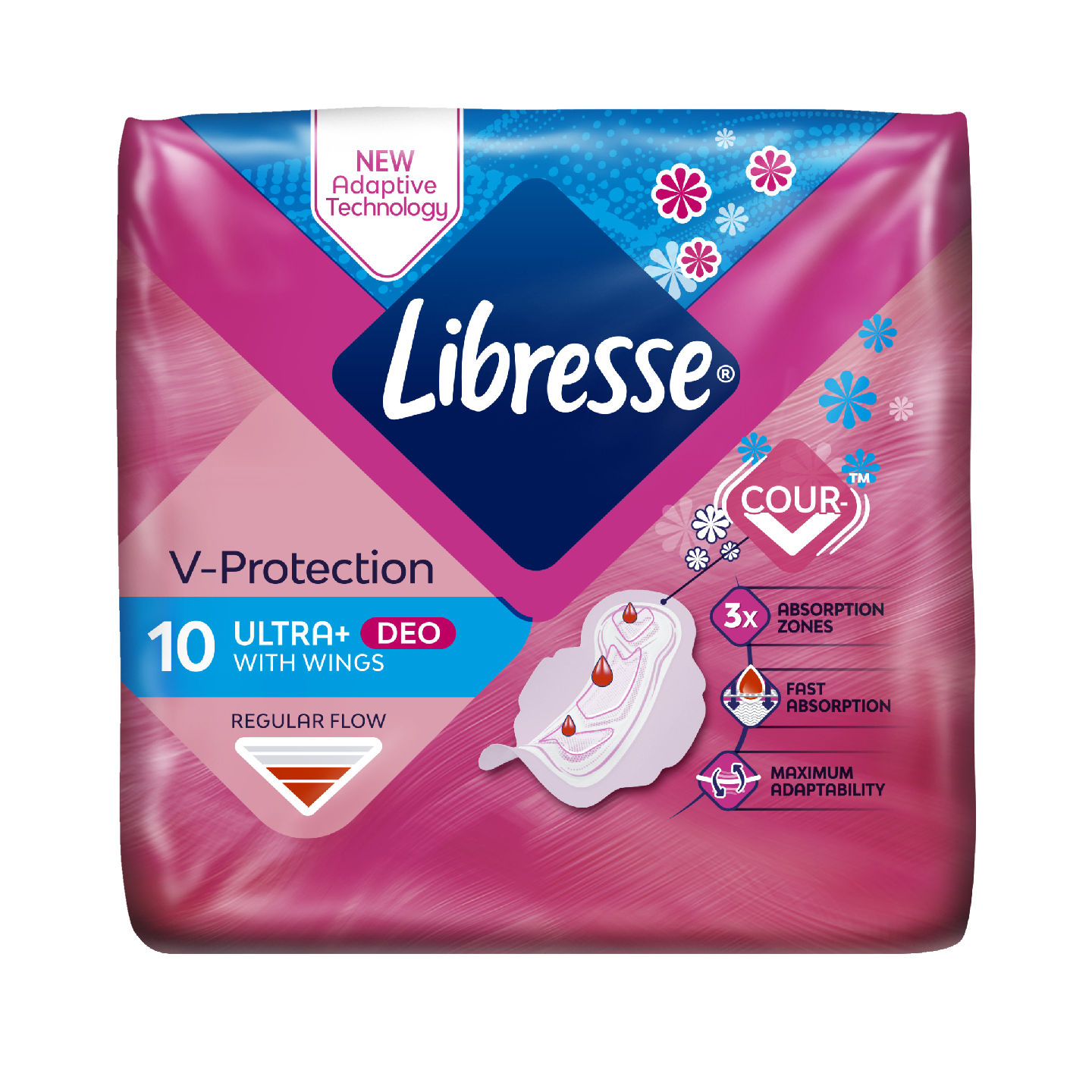 Libresse side Ultra Normal Wing Deo Fresh tuoksullinen 10 kpl