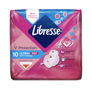 Libresse side Ultra Normal Wing Deo Fresh tuoksullinen 10 kpl