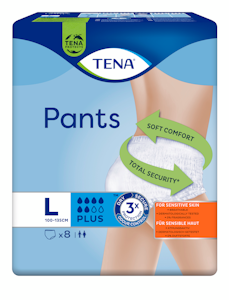 Tena Pants inkohousut 8kpl plus large