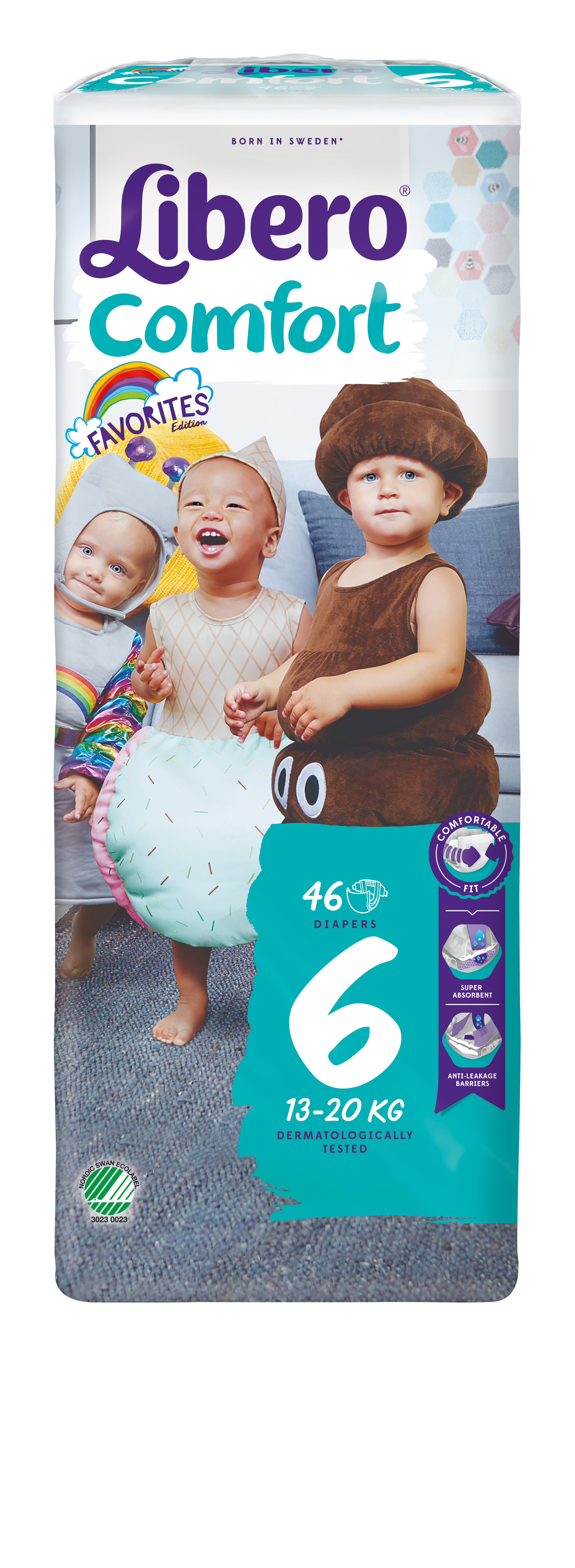 Libero Comfort teippivaippa koko 6 (13-20 kg) 46 kpl - K-Ruoka