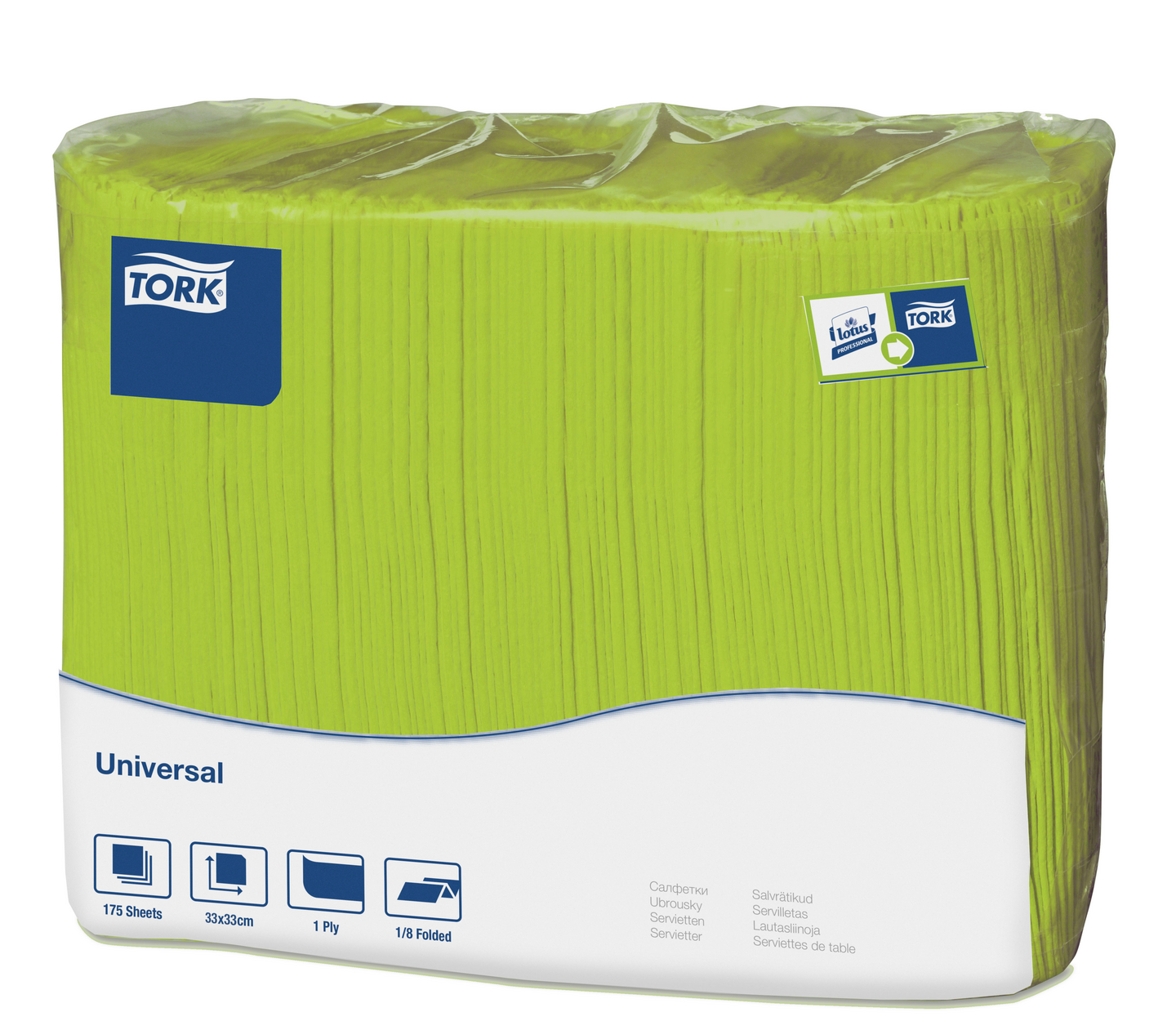 Tork counterfold annostelijaliina lime 175kpl/33cm 1krs 1/8-taitto