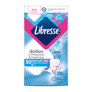 Libresse pikkuhousunsuoja regular Deo Fresh tuoksullinen 30 kpl