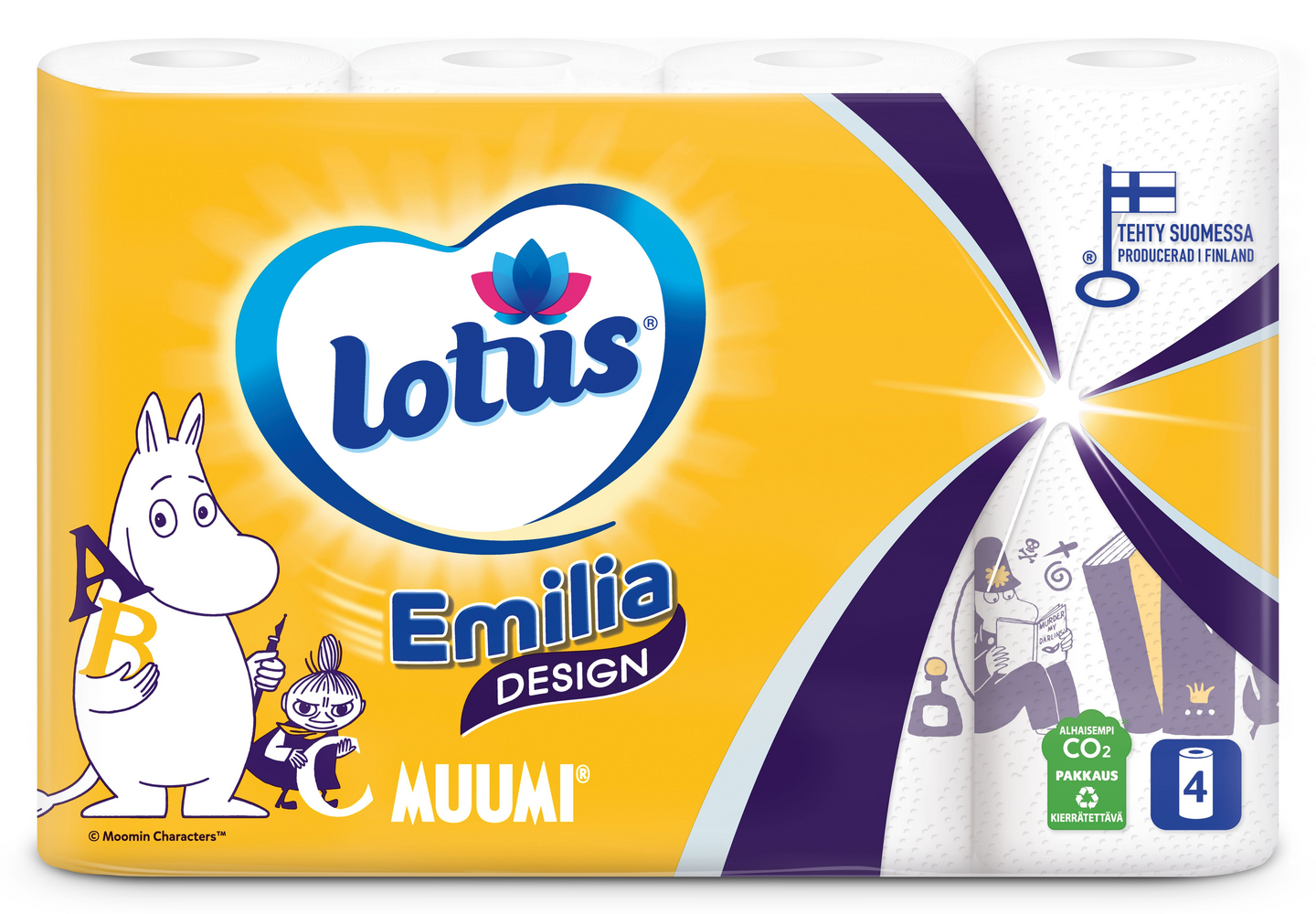 Lotus Emilia Design Fun talouspaperi 4 rll