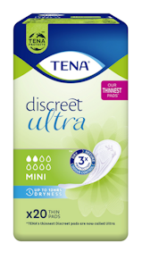 Tena discreet inkosuoja 20kpl mini